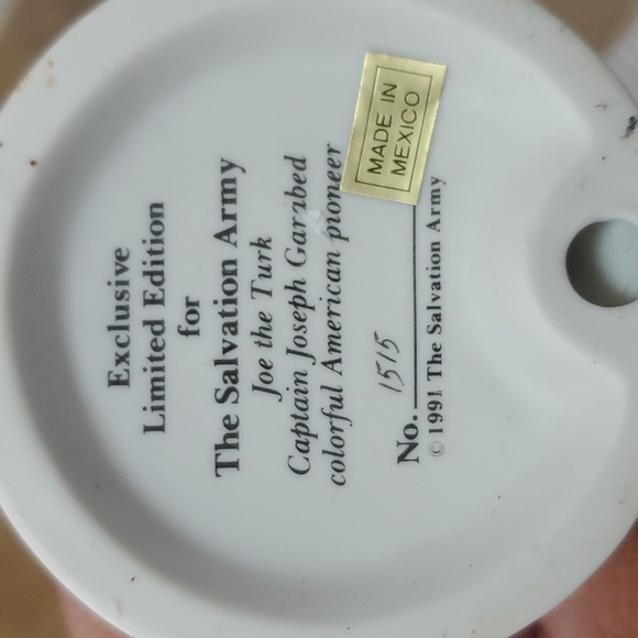 Rare Salvation Army Joe the Turk Ceramic Figurine - Picture 8 of 8